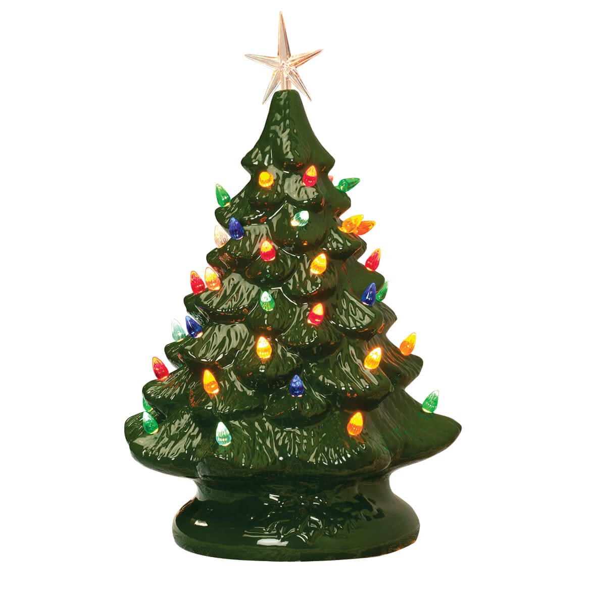 Nostalgic Ceramic Christmas Tree Ceramic Tree Miles Kimball pertaining to dimensions 1168 X 1168