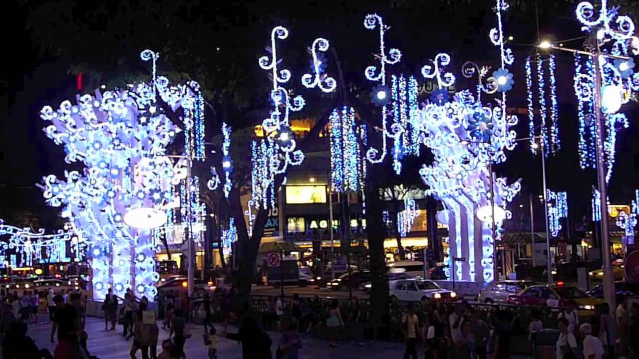 Orchard Road Christmas Light Up 2011 Christmas Blooms In Singapore in proportions 1280 X 720