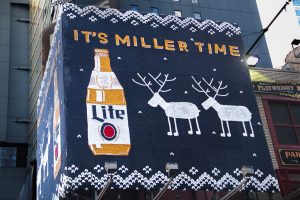 Original Miller Lite Bottle Gets Holiday Treatment Steinie inside dimensions 2700 X 1800