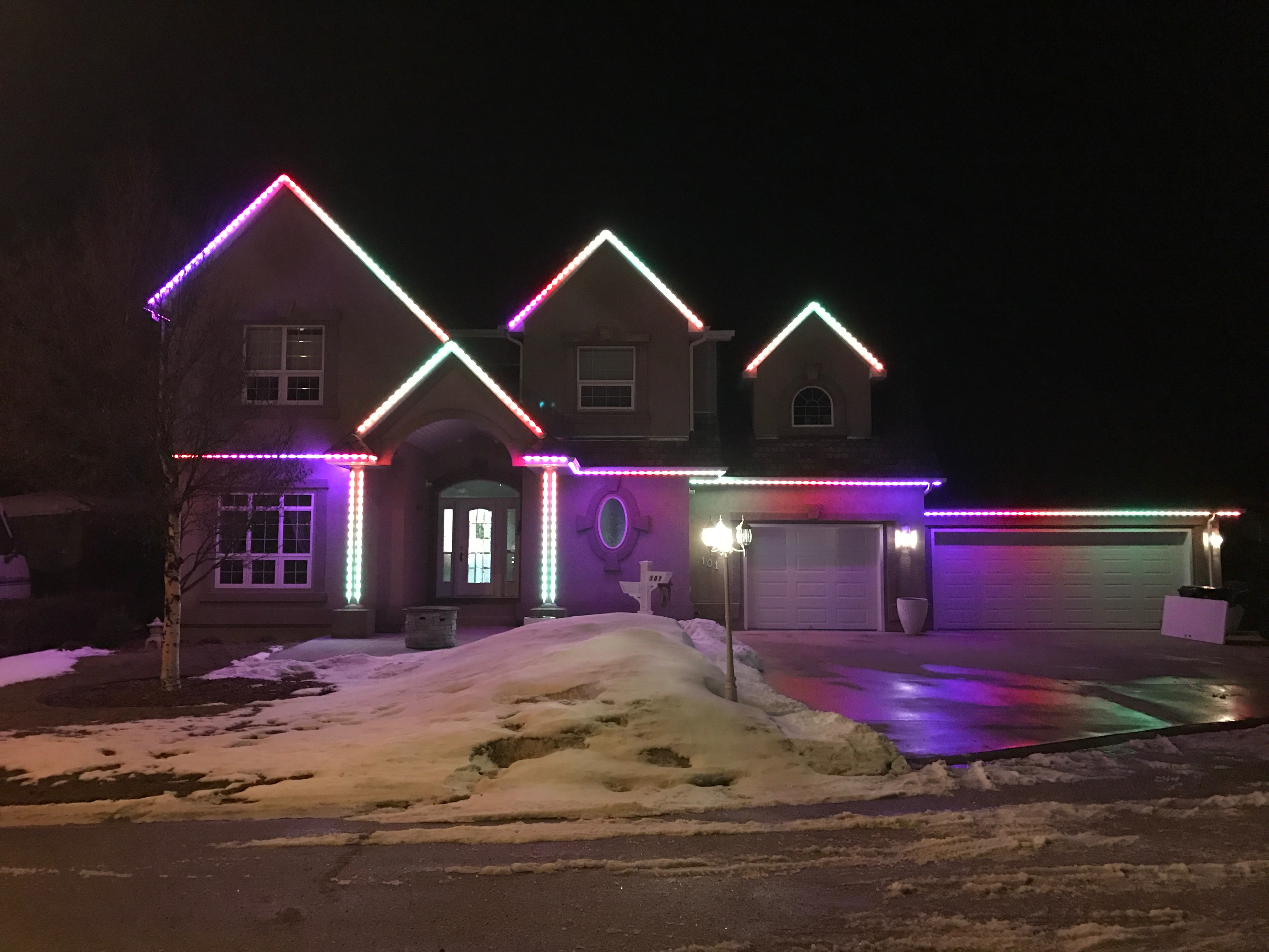 Permanent Outdoor Led Strip Christmas Lighting For An Energy intended for sizing 4032 X 3024