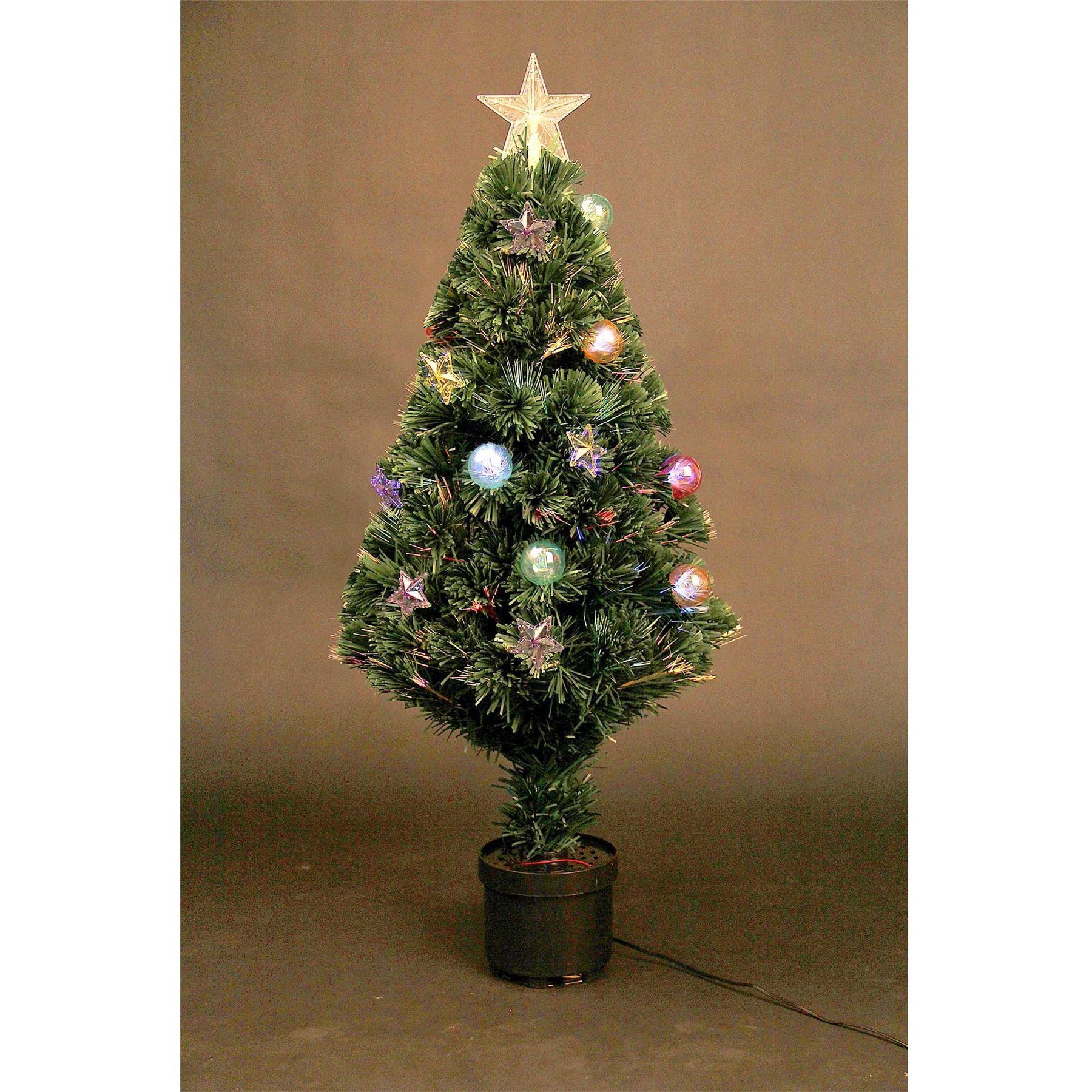 Pre Lit Christmas Tree Led Fibre Optic Prelit Light Up Xmas Home for measurements 1800 X 1800