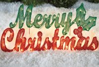 Pre Lit Merry Christmas Sign Plus Size Outdoor Christmas Lighted with regard to dimensions 1750 X 1750