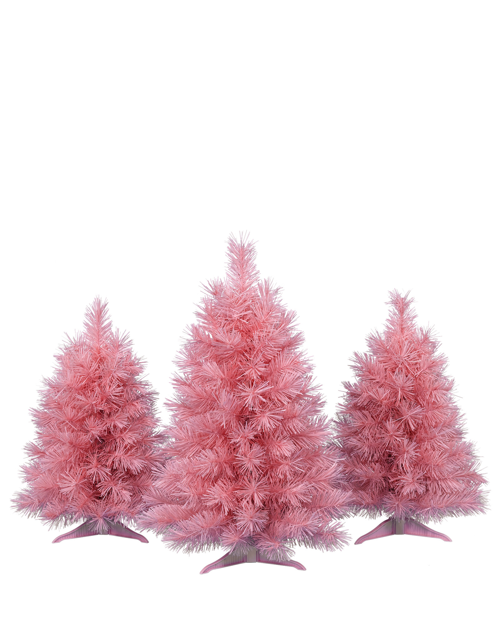 Pretty In Pink Christmas Tabletop Christmas Trees Treetopia pertaining to measurements 1600 X 2000