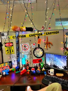 Put Up Christmas Lights In The Cubicle Cubicle Geek Wo Flickr inside measurements 768 X 1024