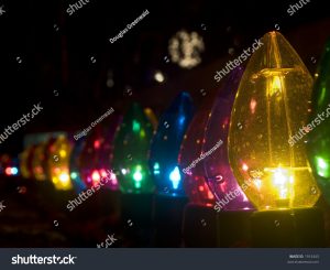 Row Outdoor Oversized Christmas Lights Dark Stock Photo Edit Now intended for dimensions 1500 X 1225