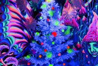 Schwarzlicht Weihnachtsbaum Blacklight Schwarzlicht Christmas inside sizing 1200 X 1800