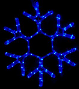 Snowflakes Stars 24 Snowflake Motif Blue Led Lights intended for proportions 1000 X 1128