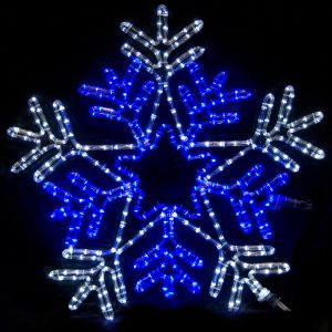 Snowflakes Stars 26 Snowflake With Blue Center with regard to proportions 1278 X 1278