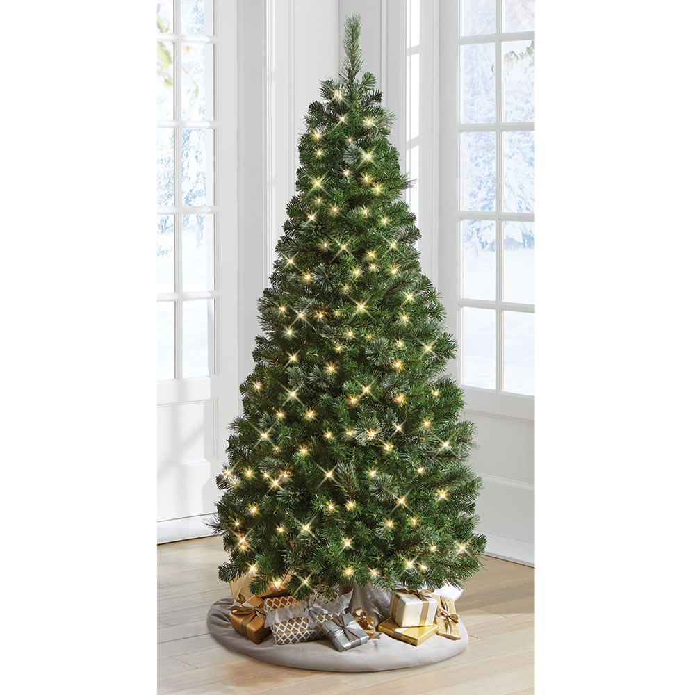 The Decoratable Pull Up Christmas Tree Hammacher Schlemmer within measurements 1000 X 1000