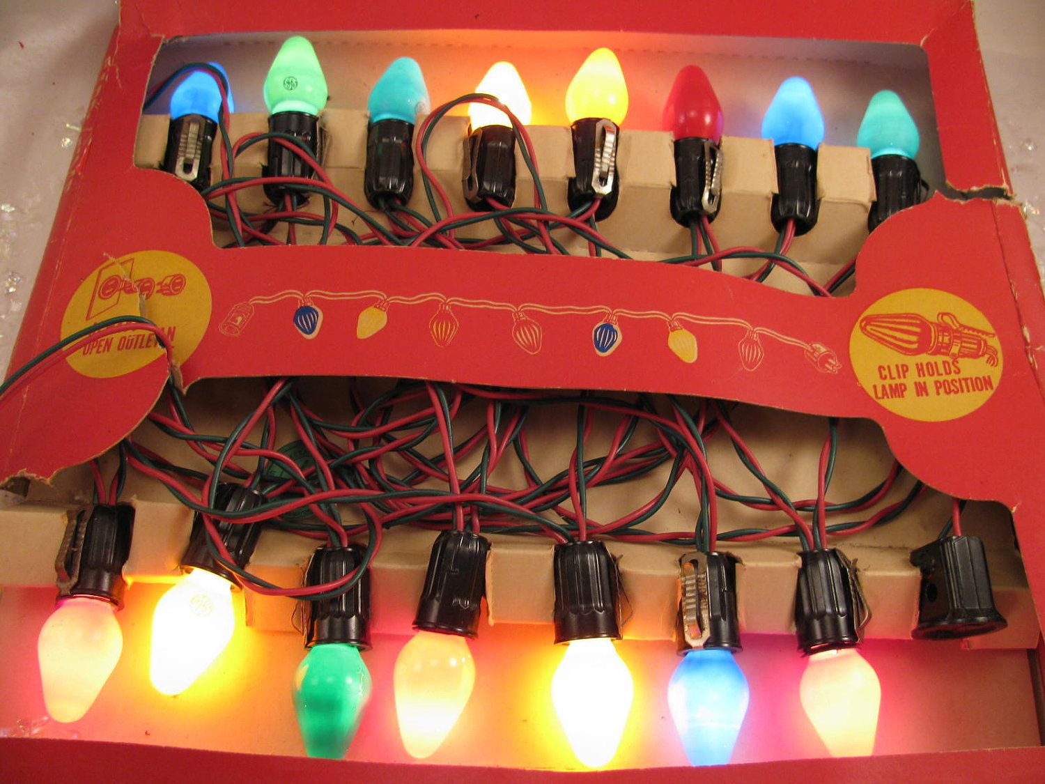 These Are The Type Of Lights That Adorned Christmas Trees In The 50s with dimensions 1500 X 1125