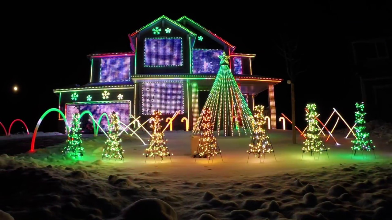 Trista Lights 2016 Christmas Light Show Featured On Abcs The intended for measurements 1280 X 720