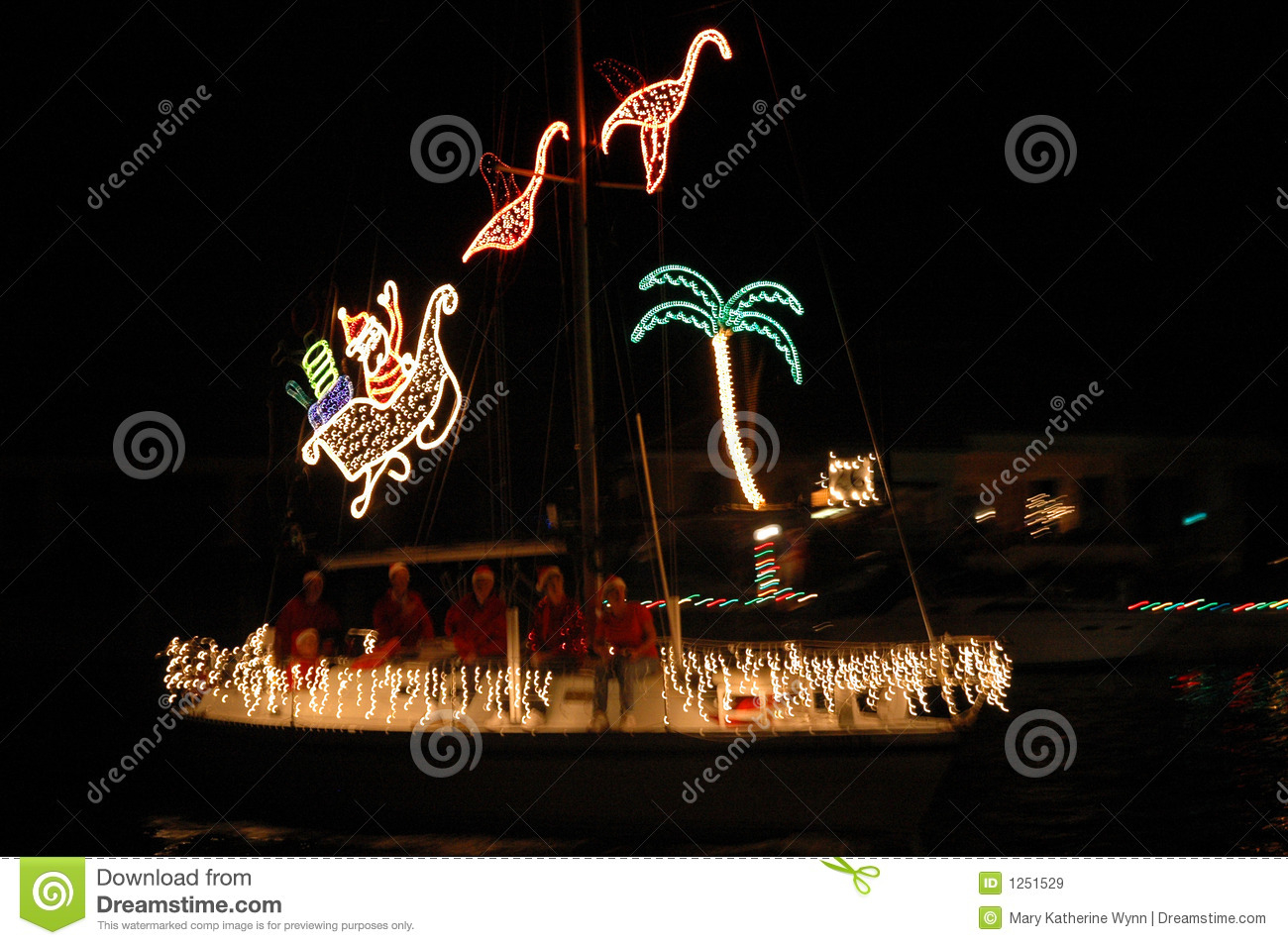 Tropical Christmas Lights Stock Image Image Of Sailing 1251529 intended for measurements 1300 X 954