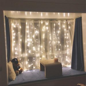 Twinkle Star 300 Led Window Curtain String Light For Wedding Party Home Garden Bedroom Outdoor Indoor Wall Decorations Warm White throughout measurements 1001 X 1001