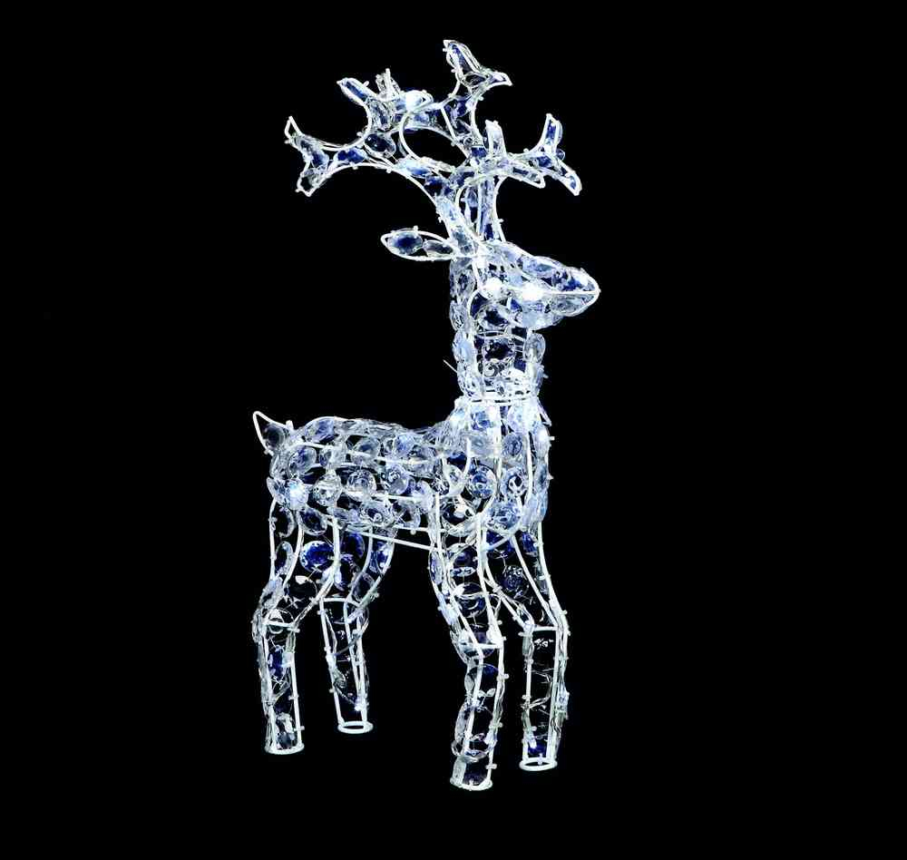 Uk G Indoor Outdoor 68cm Jewelled Led Reindeer Christmas Light Up for dimensions 1000 X 948