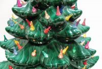 Very Large Vintage Ceramic Christmas Tree Light Up Base Faux Plastic regarding size 1392 X 1188
