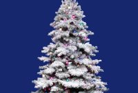 Vickerman 45ft Flocked White On Green 349t Tree 300 Multi Color regarding proportions 1000 X 1000