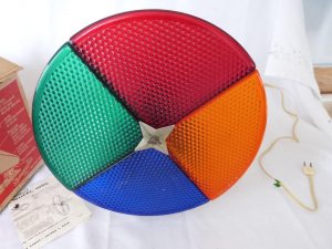 Vtg Penetray Rotating Color Christmas Tree Light Wheel 1851247684 regarding sizing 1440 X 1080