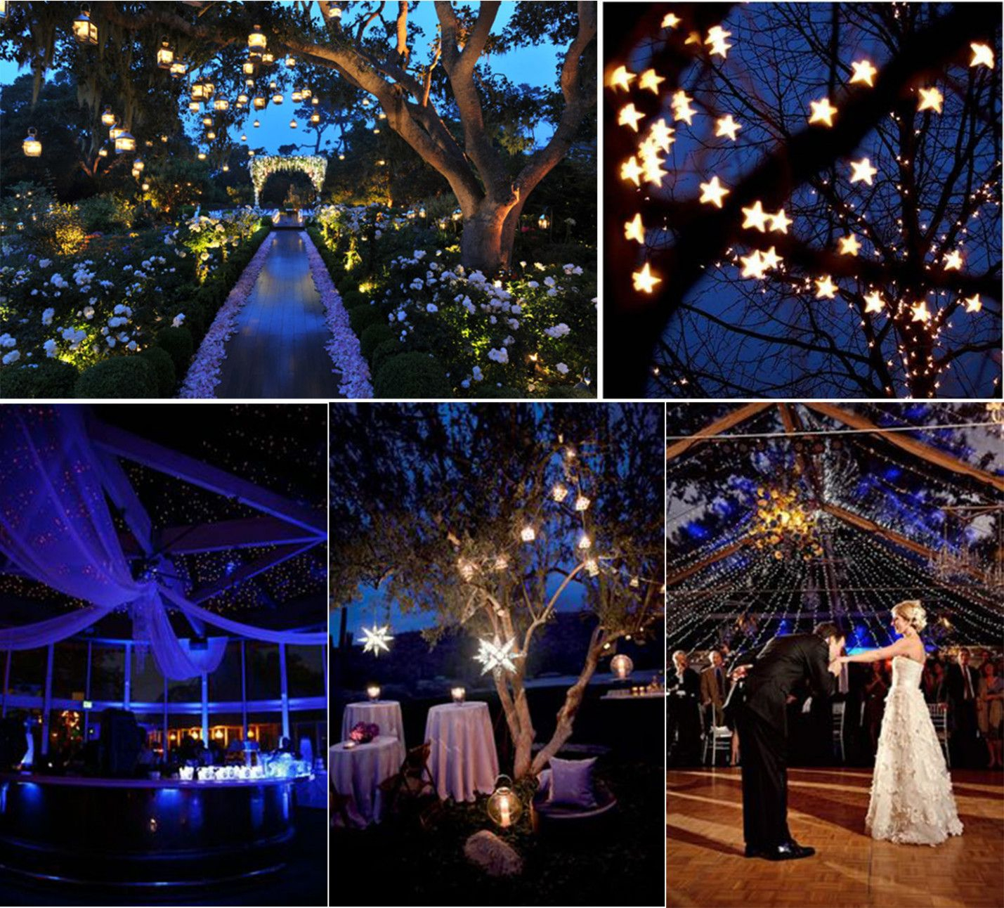 Wedding Themes Stars Starry Nights Christmas Decorations with regard to measurements 1429 X 1292
