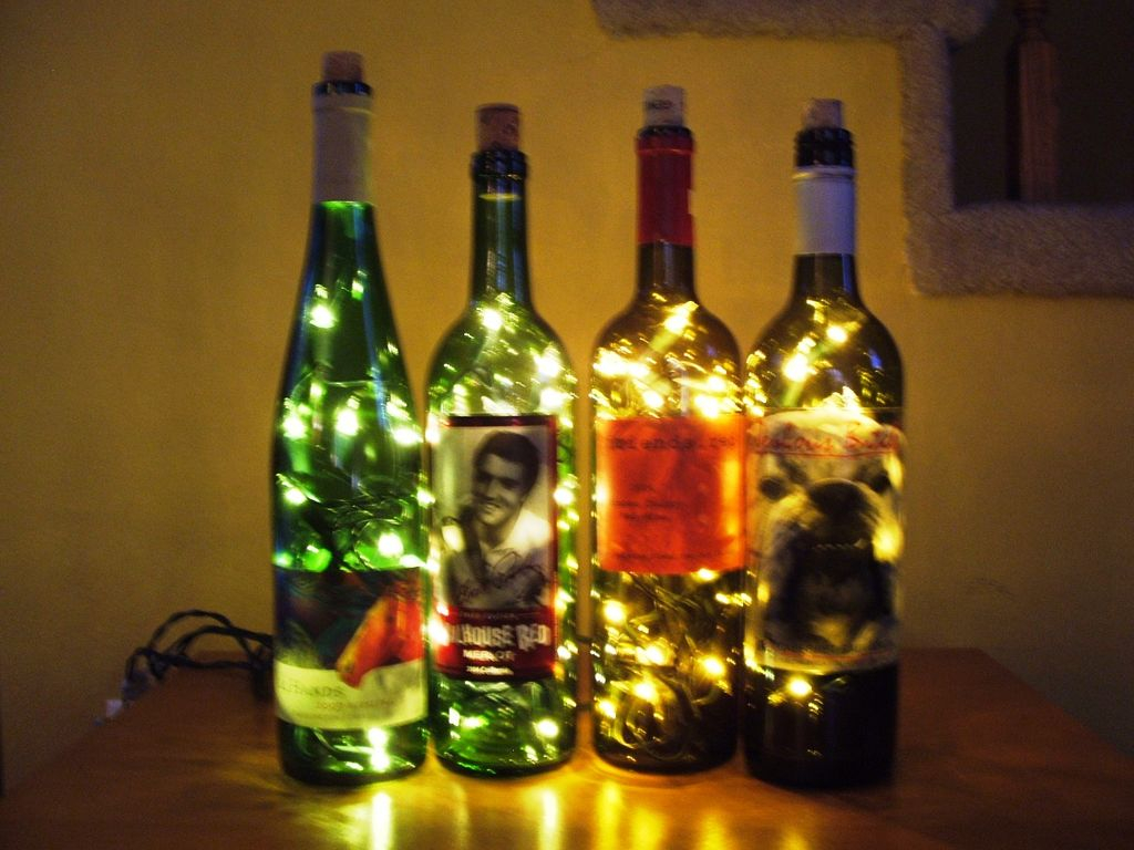 Wine Bottle Accent Light 15 Steps With Pictures intended for measurements 1024 X 768