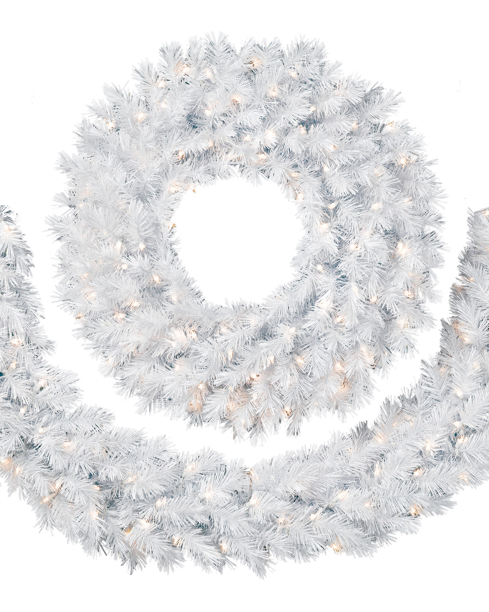 Winter White Christmas Garland Wreath Treetopia for size 1600 X 2000
