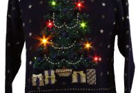 Womens Lightup Ugly Christmas Sweater Marisa Christina Womens throughout sizing 1200 X 1600